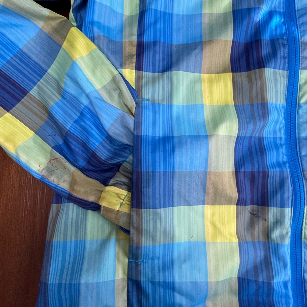 Columbia Silver Ridge plaid light rain jacket, large - Picture 6 of 7